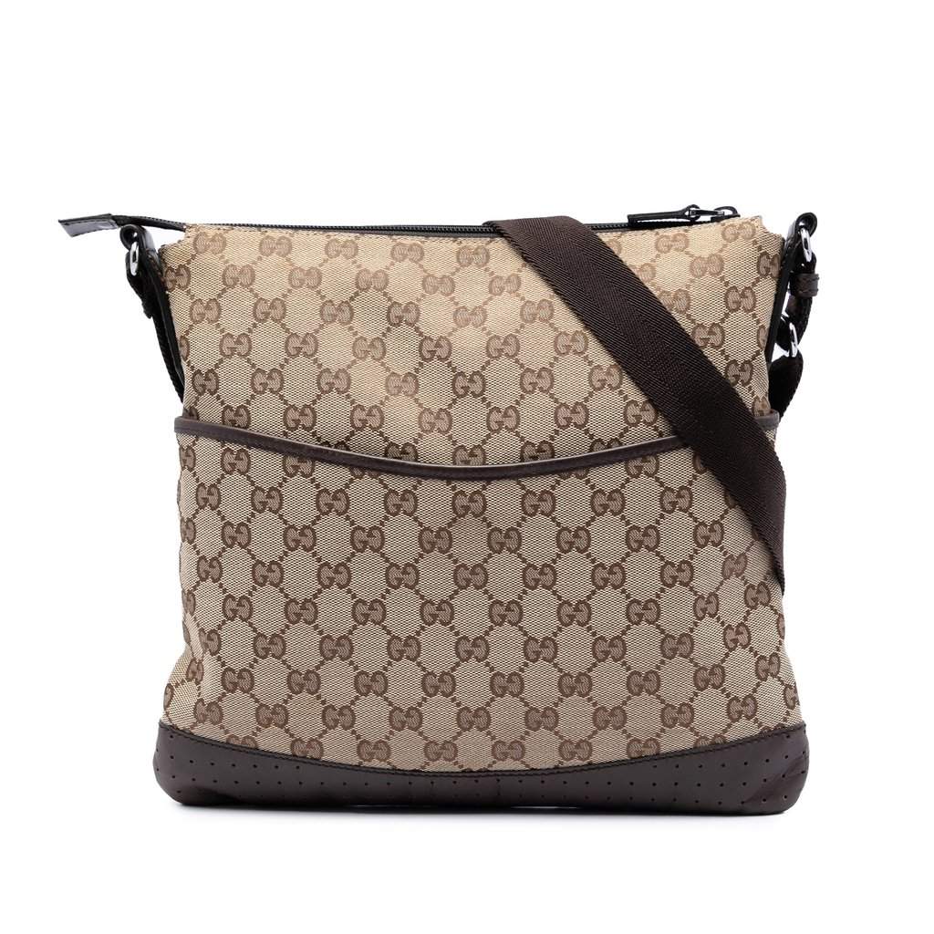 Gucci GG Canvas Crossbody Beige Very good condition - Front View