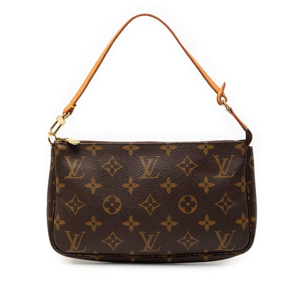 Louis Vuitton Monogram Pochette Accessoires Brown Very good condition - Front View