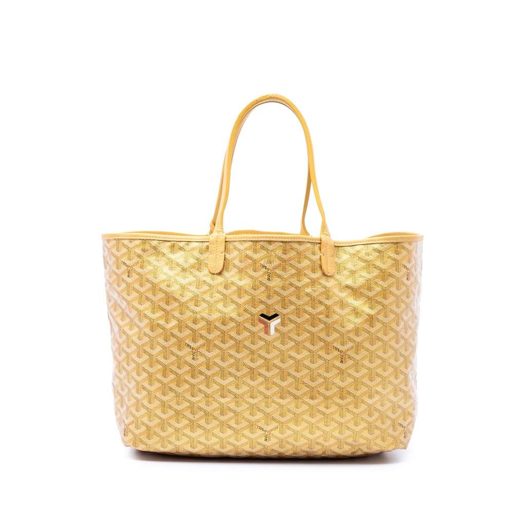 Goyard Special Edition Goyardine Precious Metal Saint Louis PM Gold Very good - Front View
