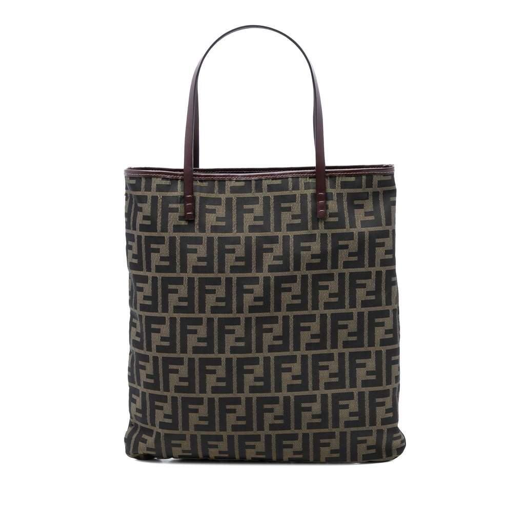 Fendi Zucca Canvas Tote Brown Very good condition - Front View