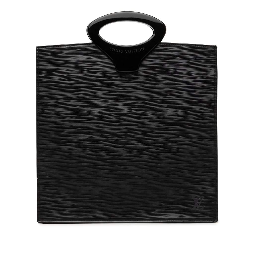 Louis Vuitton Epi Ombre Black Leather Good - Front View