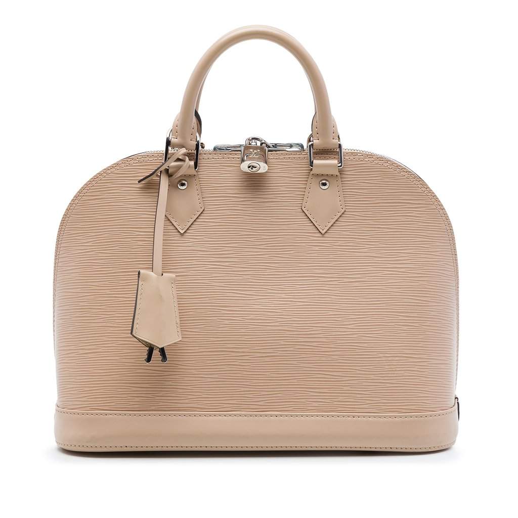 Louis Vuitton Epi Alma PM Beige Leather Very good condition - Front View