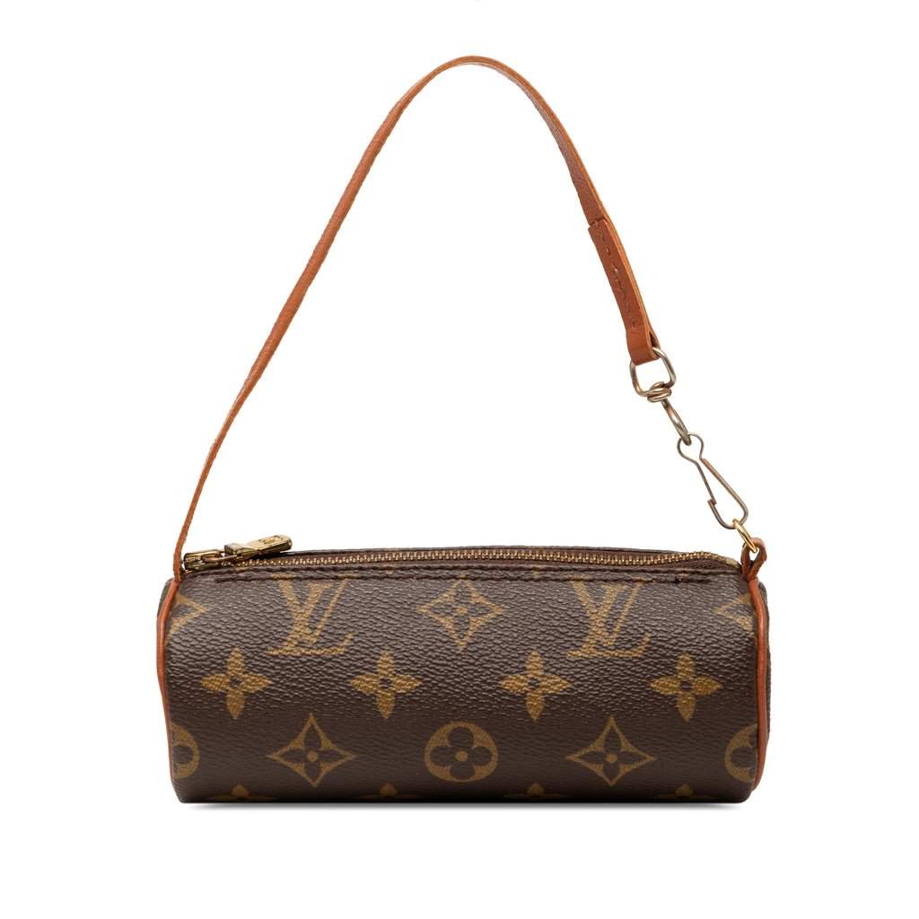 Louis Vuitton Monogram Papillon Pochette Brown Very good - Front View