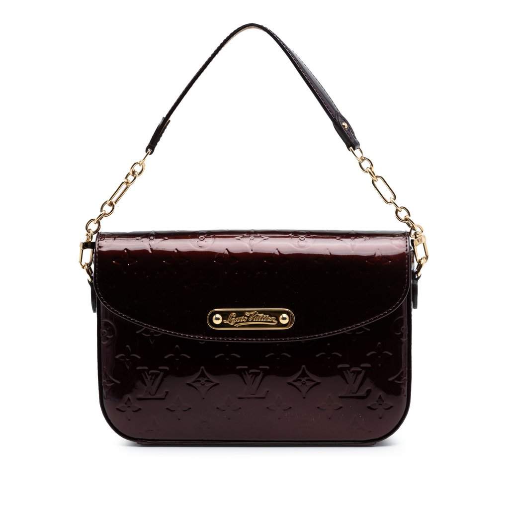 Louis Vuitton Monogram Vernis Rodeo Drive Purple Leather Very good condition - Front View