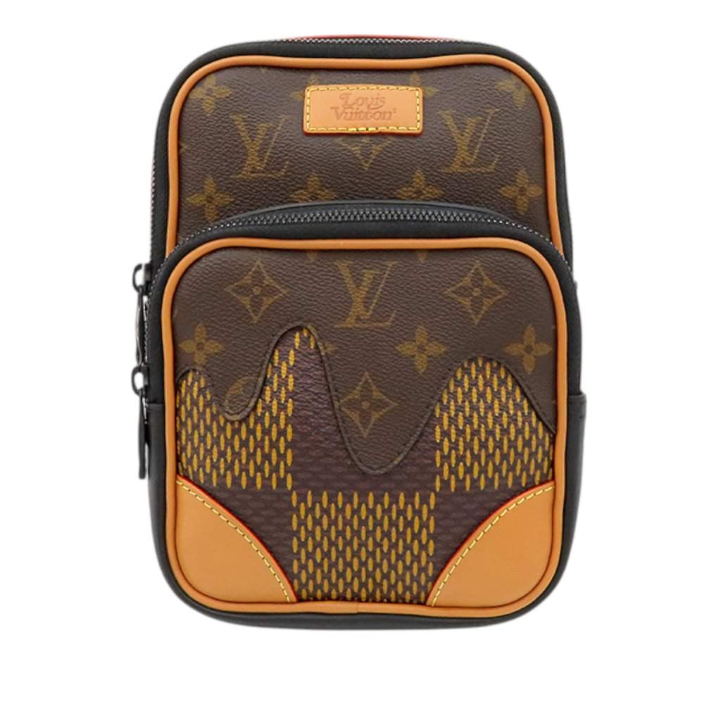 Louis Vuitton Nigo Giant Damier Ebene Monogram Amazone Sling Bag Brown Very good condition - Front View