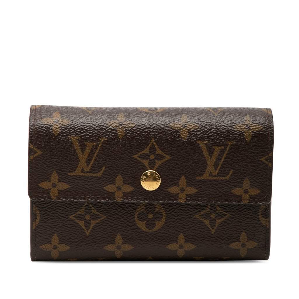 Louis Vuitton Monogram Alexandra Small Wallet Brown Very good condition - Front View
