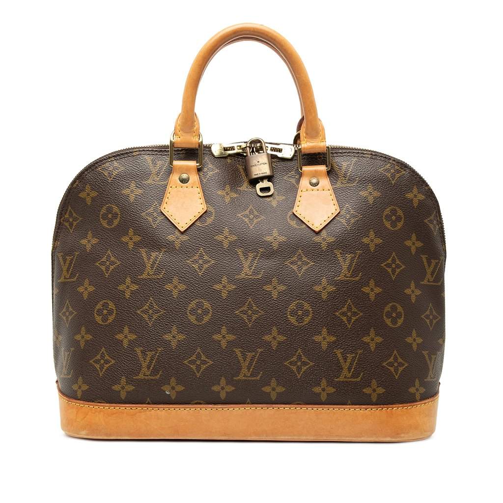 Louis Vuitton Monogram Alma PM Brown Very good - Front View