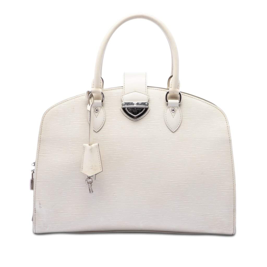 Louis Vuitton Epi Pont Neuf GM White Leather Very good condition - Front View