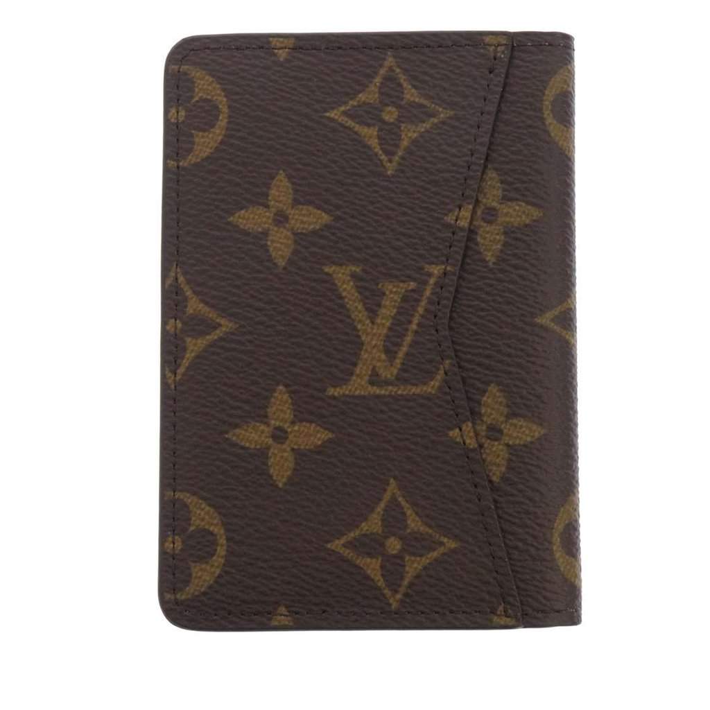 Louis Vuitton Monogram Pocket Organizer Brown Never worn - Front View
