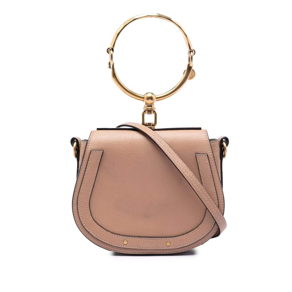 Chloé Small Leather Nile Bracelet Satchel Pink Leather Very good - Front View