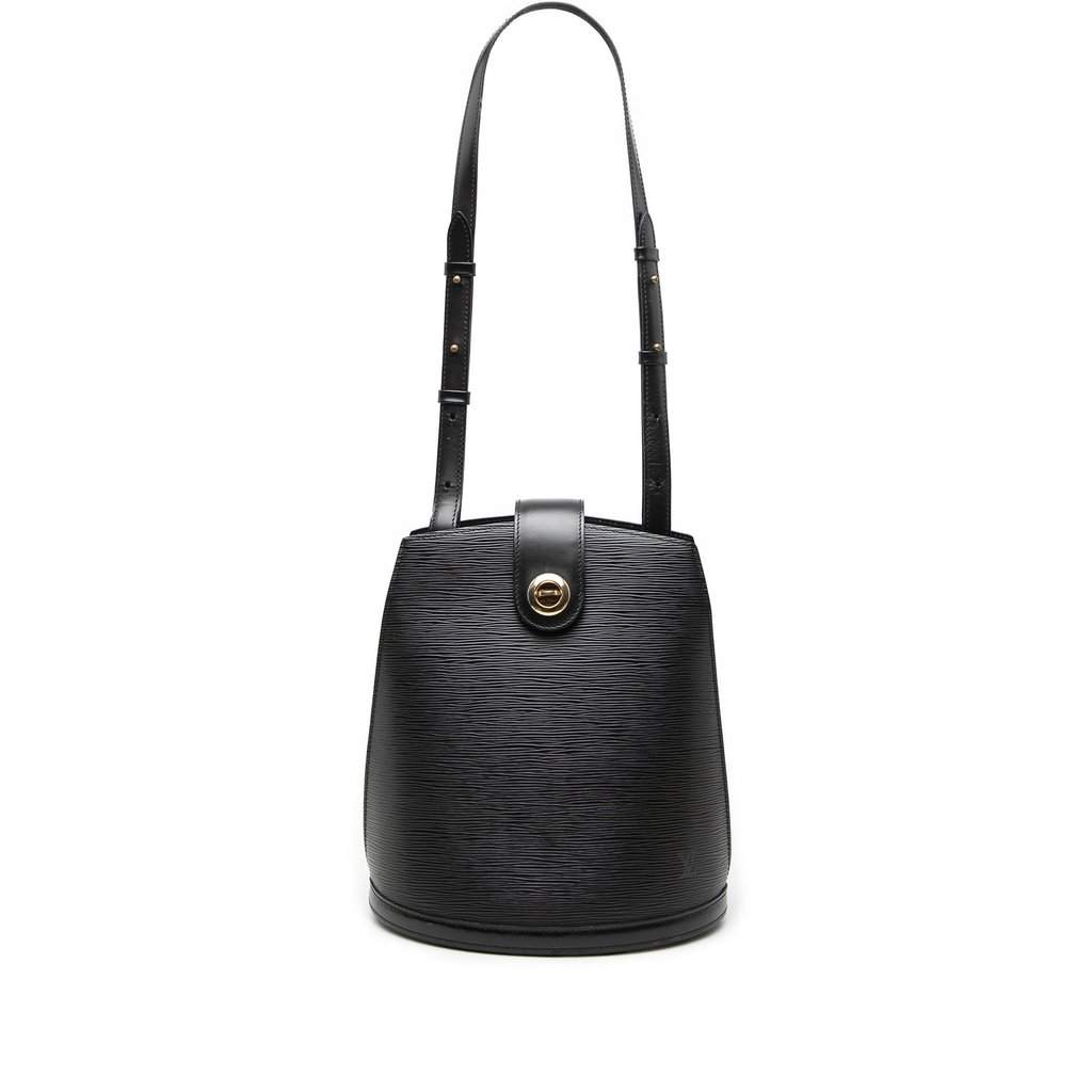 Louis Vuitton Epi Cluny Black Leather Very good - Front View