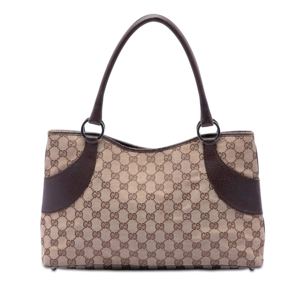 Gucci GG Canvas Tote Beige Very good - Front View