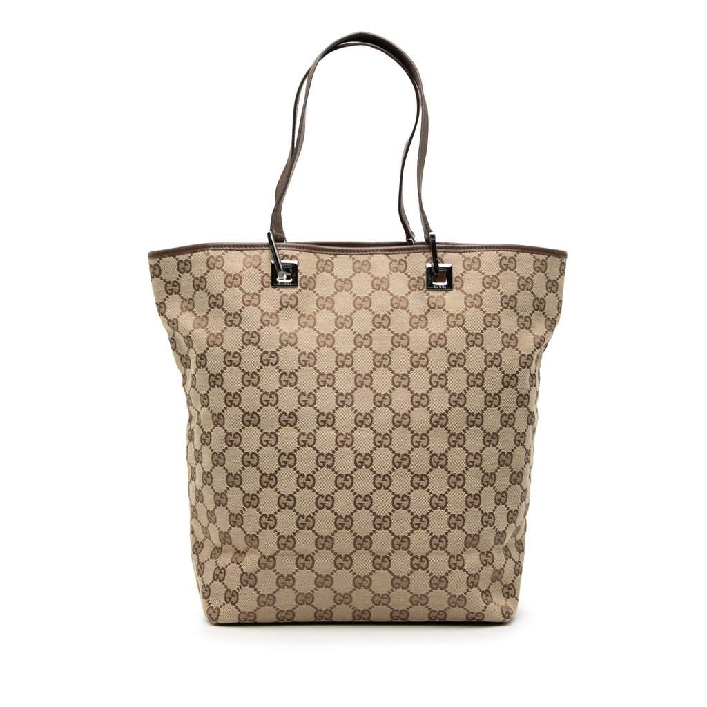 Gucci GG Canvas Tote Beige Very good - Front View