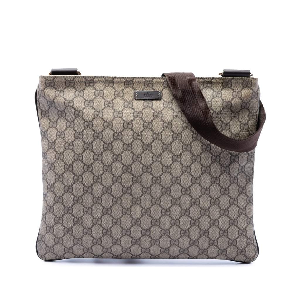 Gucci GG Supreme Crossbody Beige Very good condition - Front View