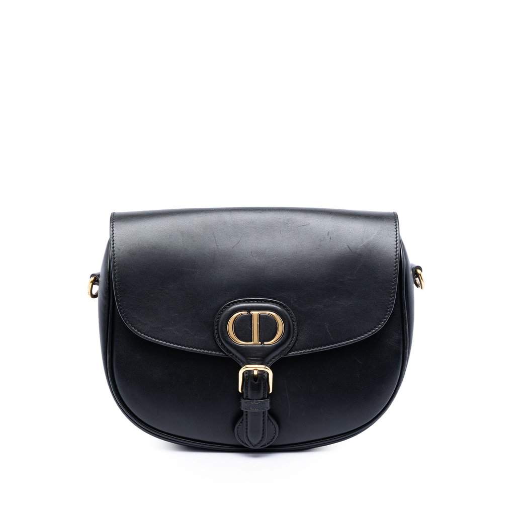 Dior Medium Leather Bobby Crossbody Black Leather Good condition - Front View