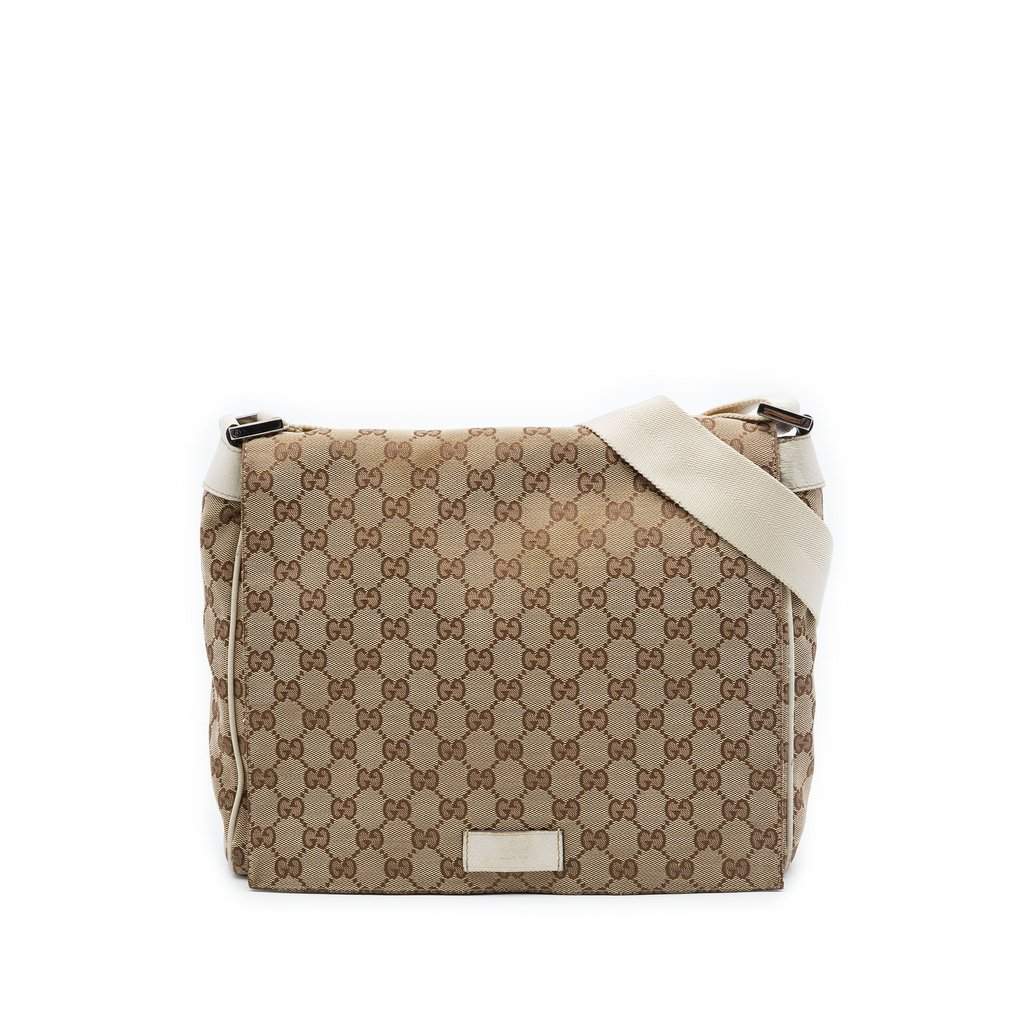 Gucci GG Canvas Crossbody Beige Very good condition - Front View