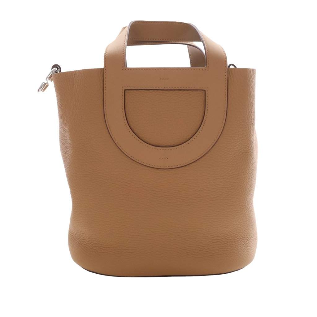 Hermès Clemence and Swift In the Loop 23 Brown Leather Very good - Front View