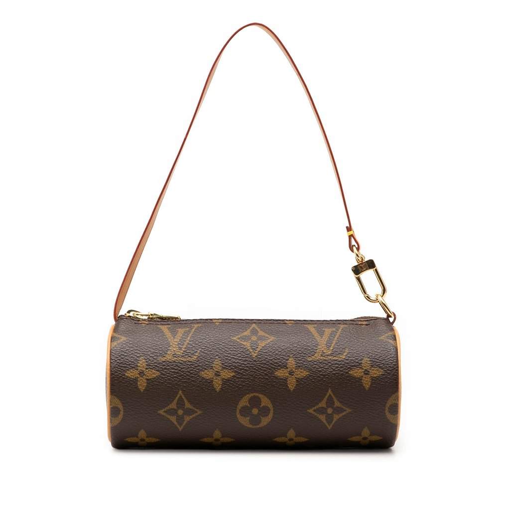 Louis Vuitton Monogram Papillon Pochette Brown Very good - Front View