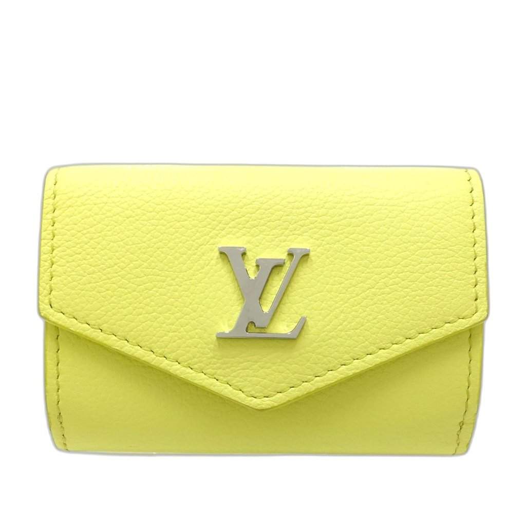 Louis Vuitton Taurillon Lockmini Wallet Yellow Leather Very good condition - Front View