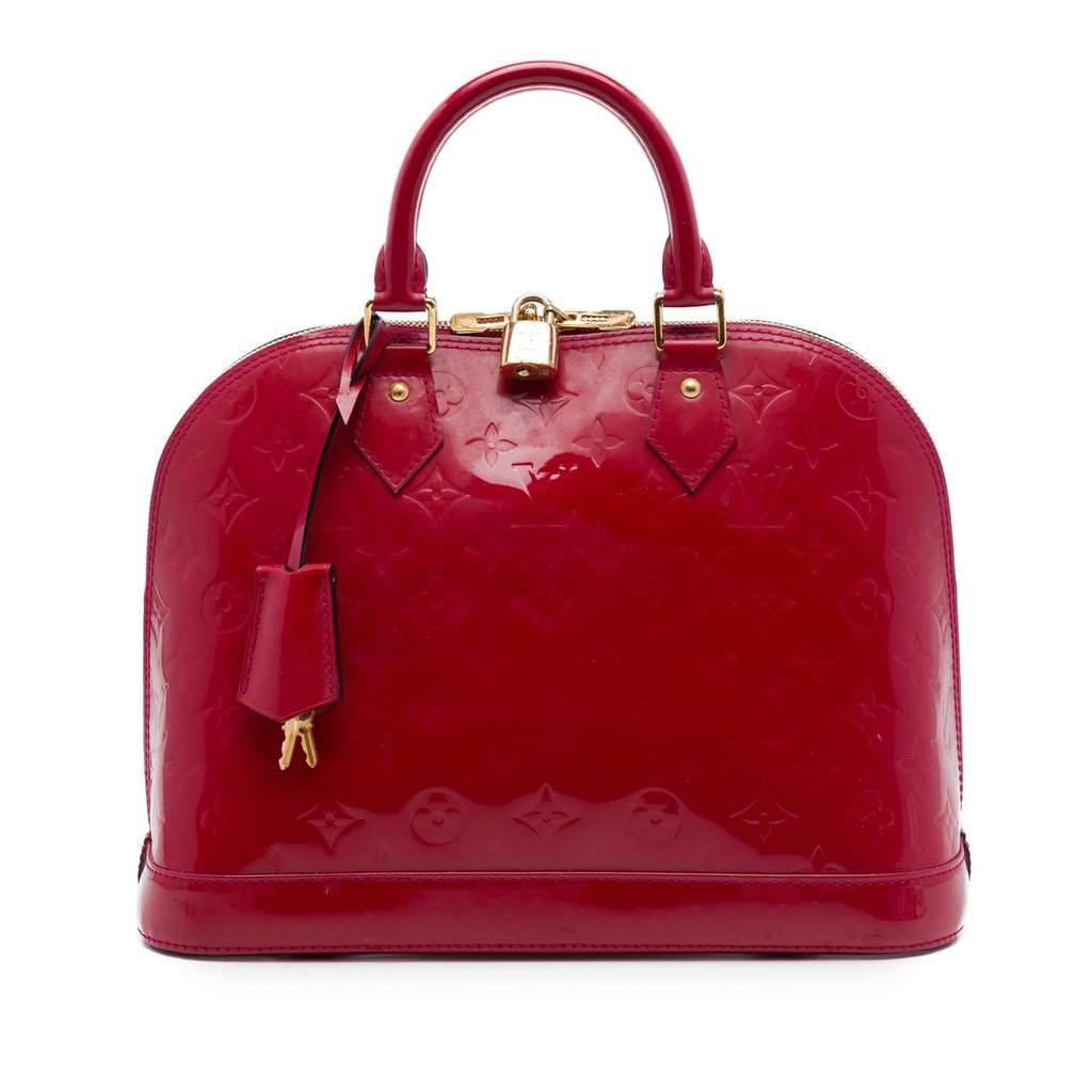 Louis Vuitton Monogram Vernis Alma PM Pink Leather Very good condition - Front View
