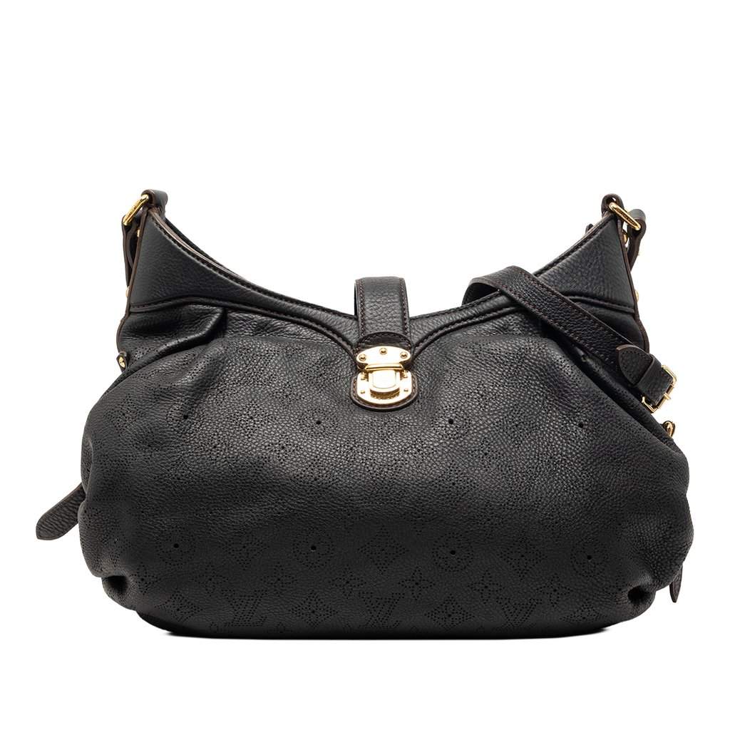 Louis Vuitton Monogram Mahina XS Black Leather Very good condition - Front View