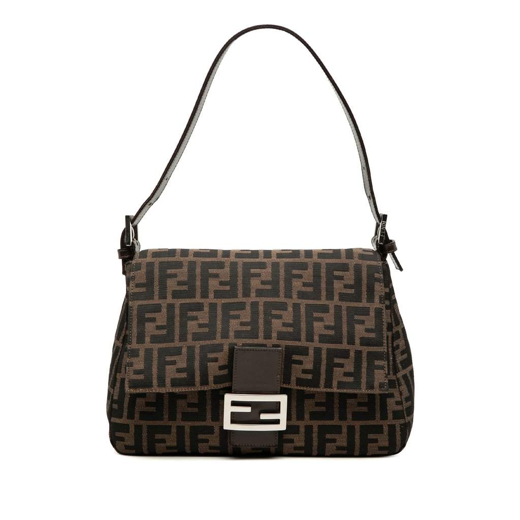 Fendi Zucca Canvas Mamma Forever Brown Very good - Front View