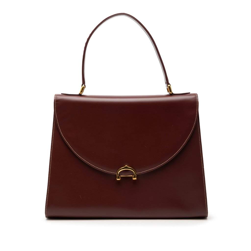 Cartier Must de Cartier Leather Handbag Red Leather Very good - Front View