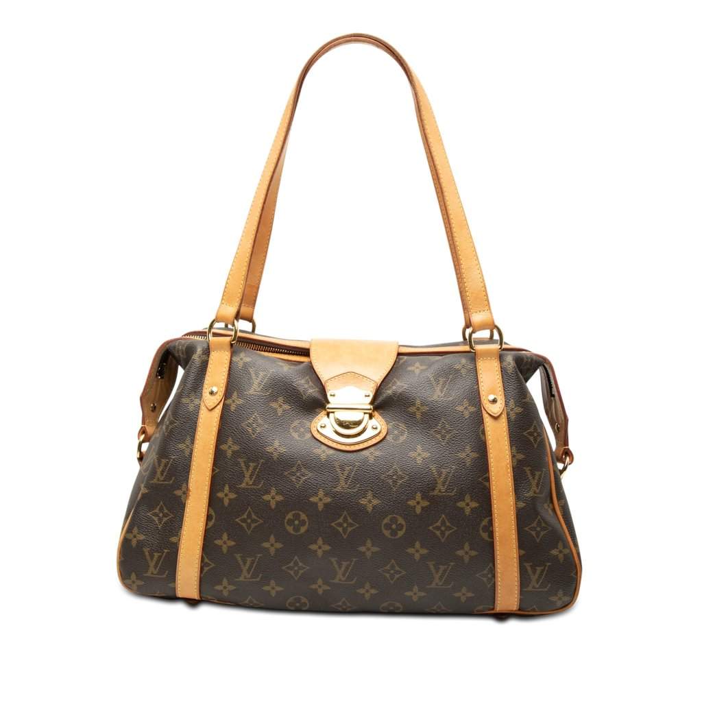 Louis Vuitton Monogram Stresa PM Brown Very good condition - Front View