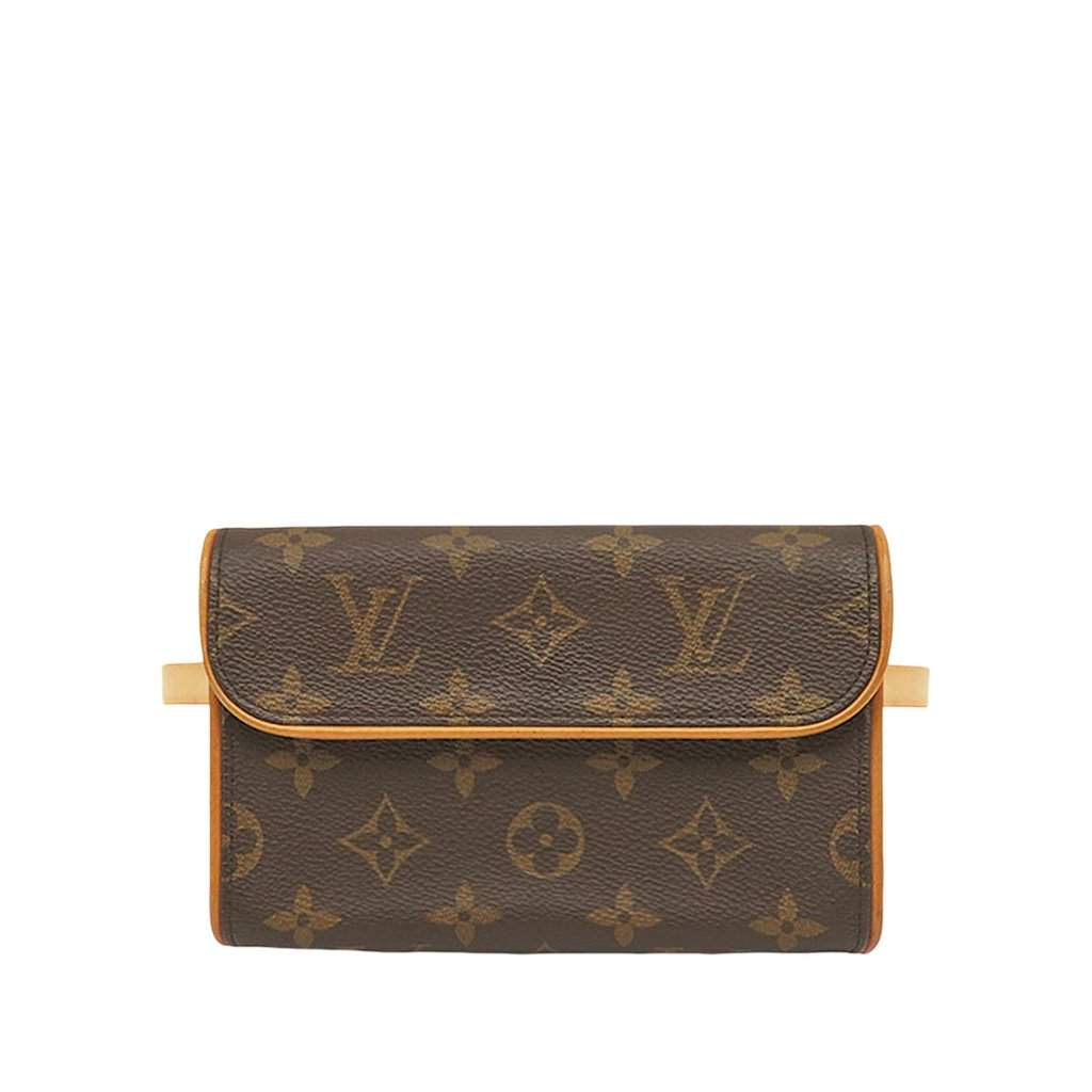 Louis Vuitton Monogram Pochette Florentine Brown Very good condition - Front View
