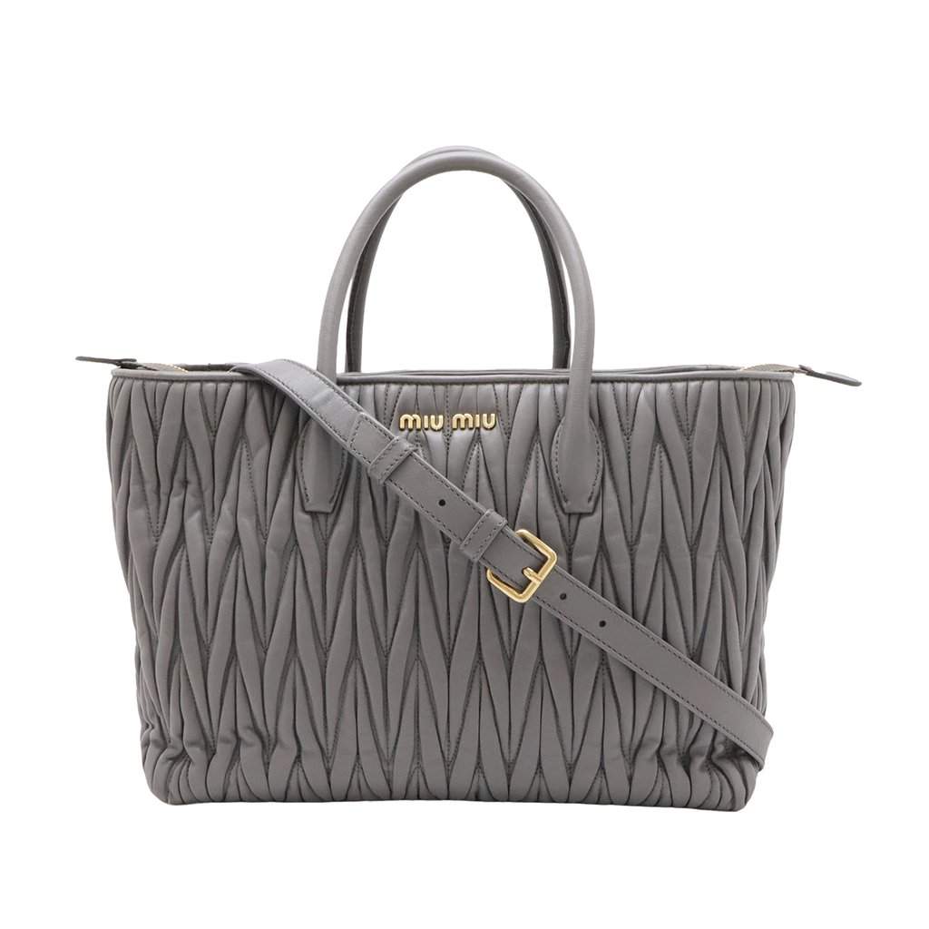 Miu Miu Matelasse Nappa Satchel MultiColor Leather Very good condition - Front View