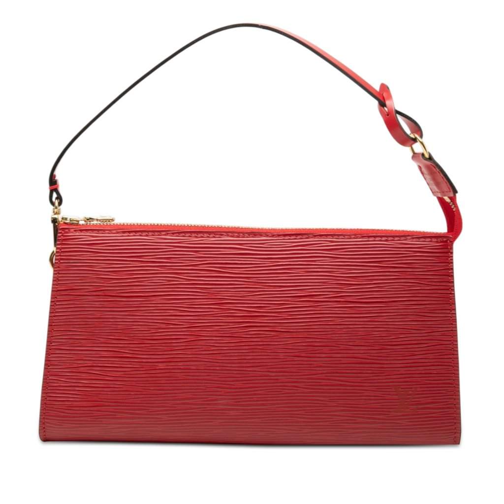Louis Vuitton Epi Pochette Accessoires Red Leather Very good - Front View