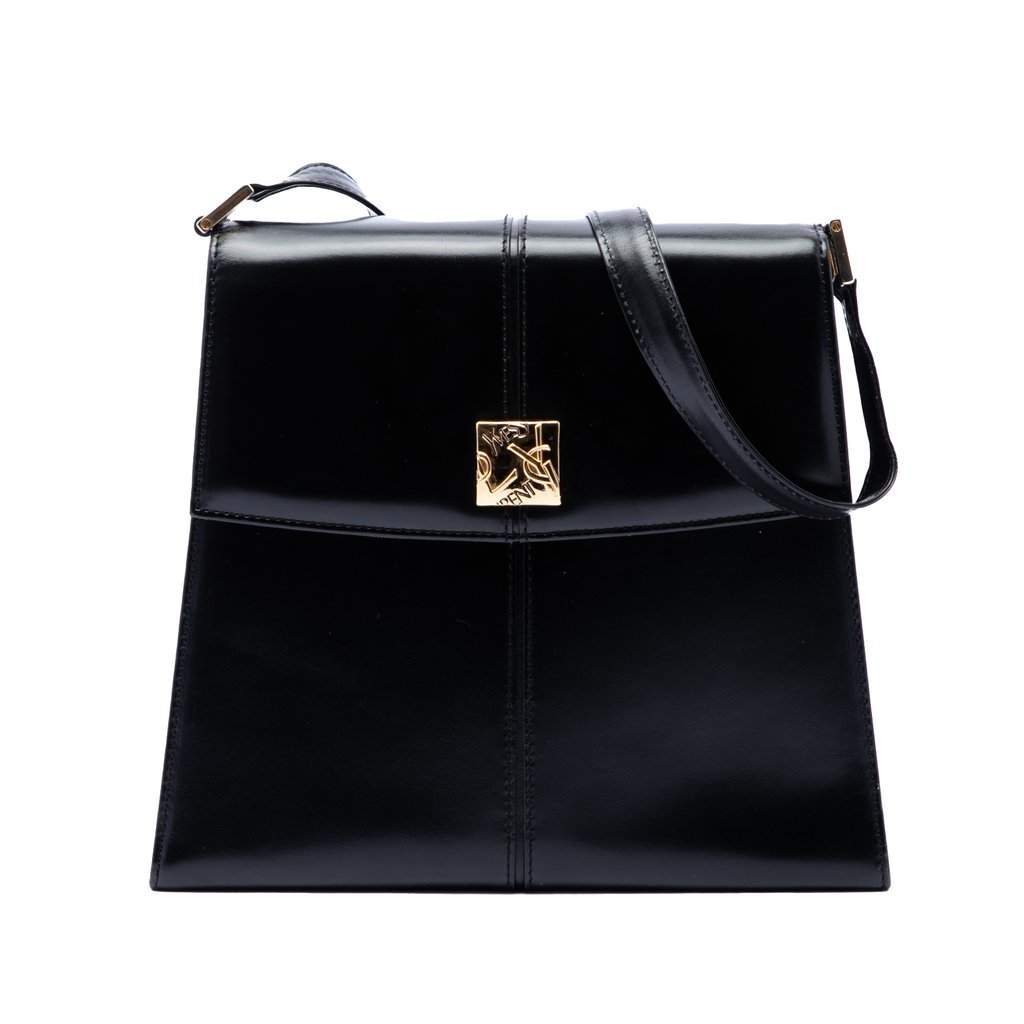 Saint Laurent Leather Monogram Crossbody Black Leather Very good condition - Front View