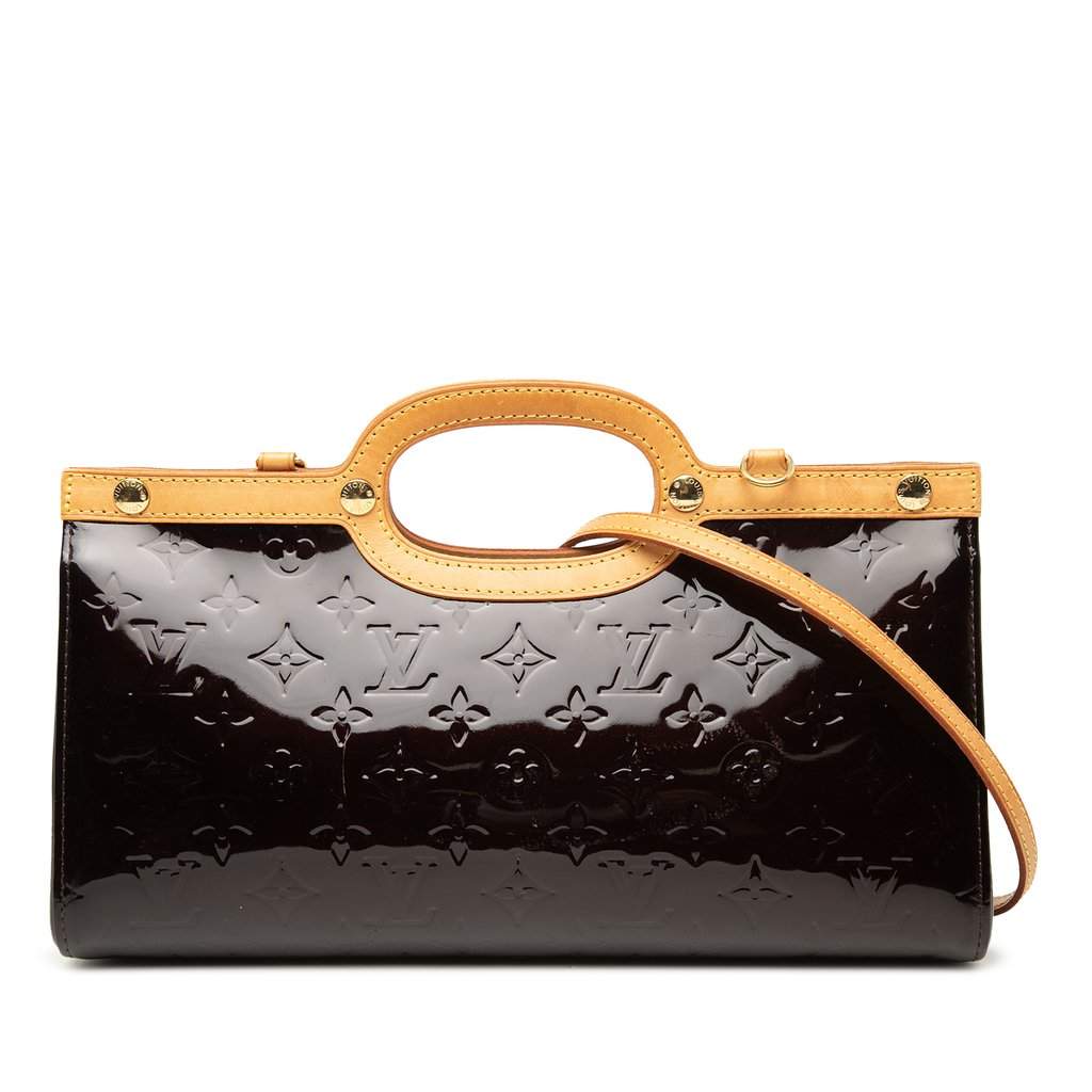 Louis Vuitton Monogram Vernis Roxbury Drive Purple Leather Very good condition - Front View