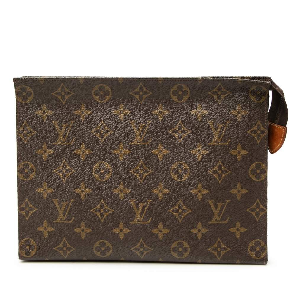 Louis Vuitton Monogram Toiletry Pouch 26 Brown Very good - Front View