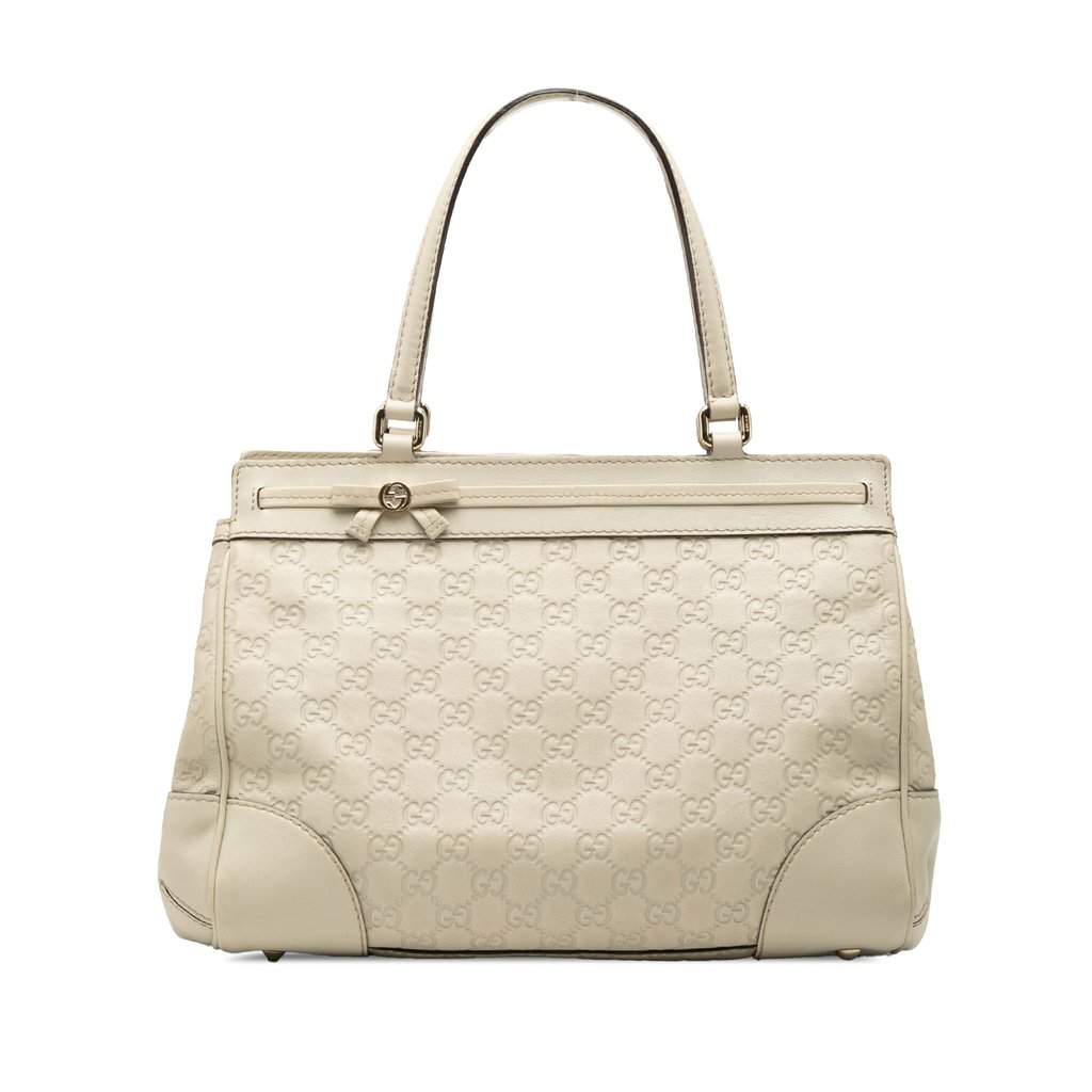 Gucci Guccissima Mayfair Tote Brown Leather Good condition - Front View