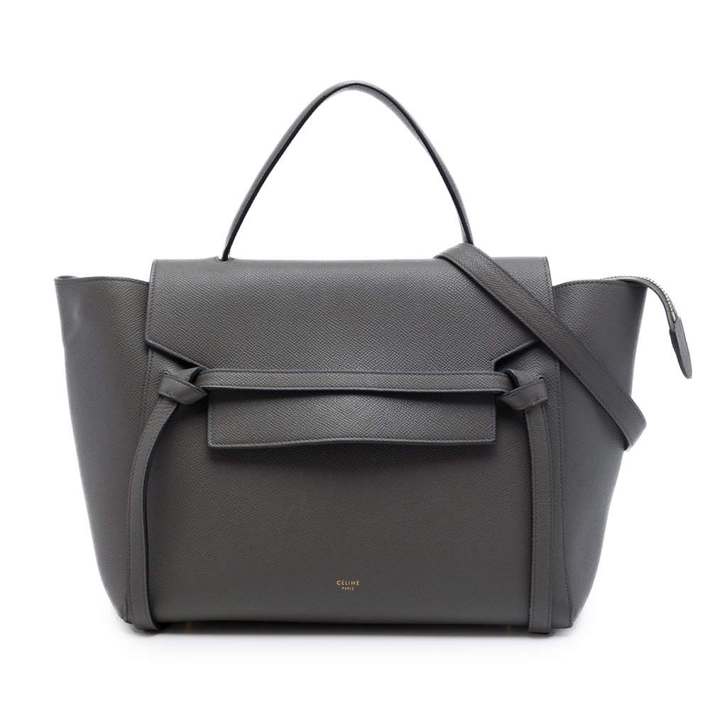 Celine Mini Grained Calfskin Belt Bag MultiColor Leather Very good - Front View