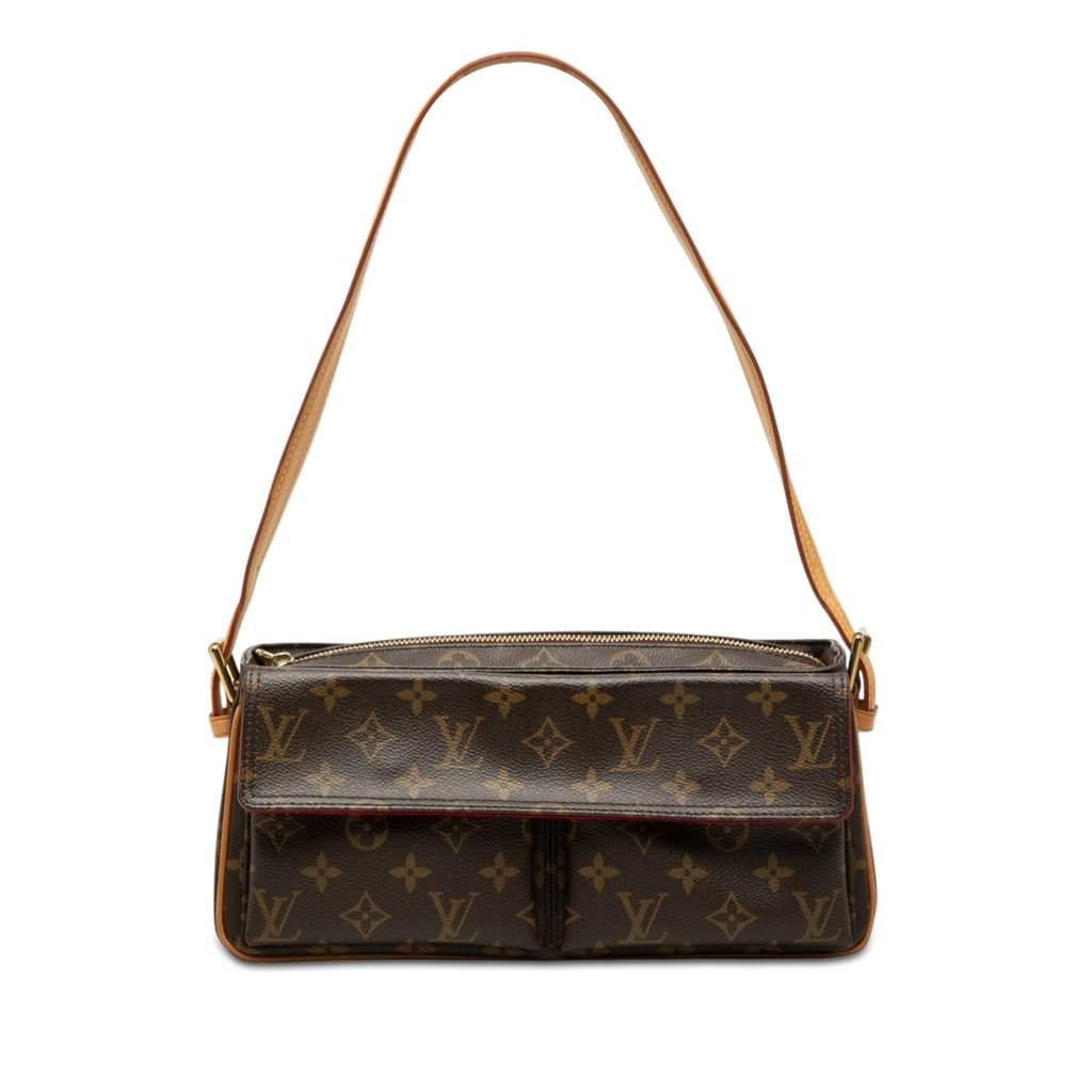 Louis Vuitton Monogram Viva Cite MM Brown Very good condition - Front View