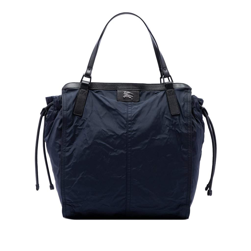 Burberry Nylon Packable Buckleigh Tote Blue Very good condition - Front View
