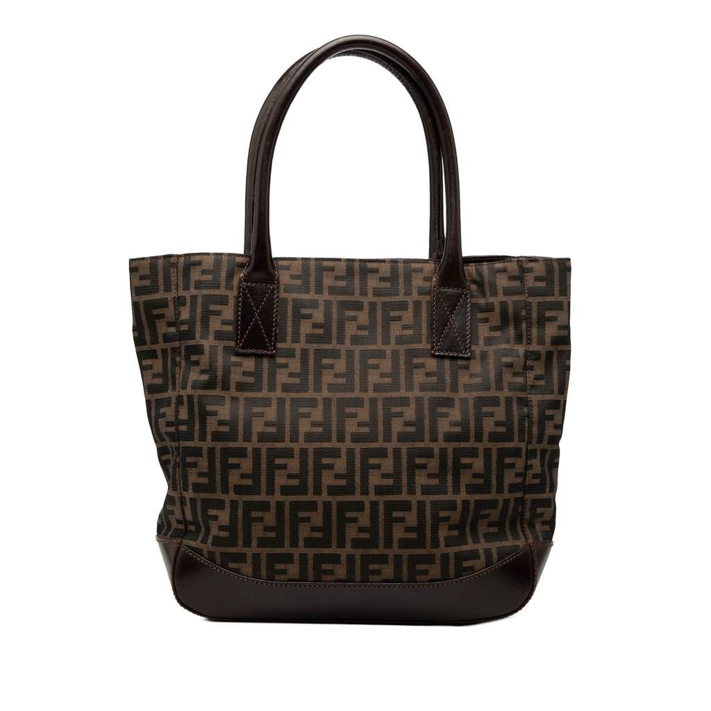 Fendi Zucca Canvas Tote Brown Very good condition - Front View