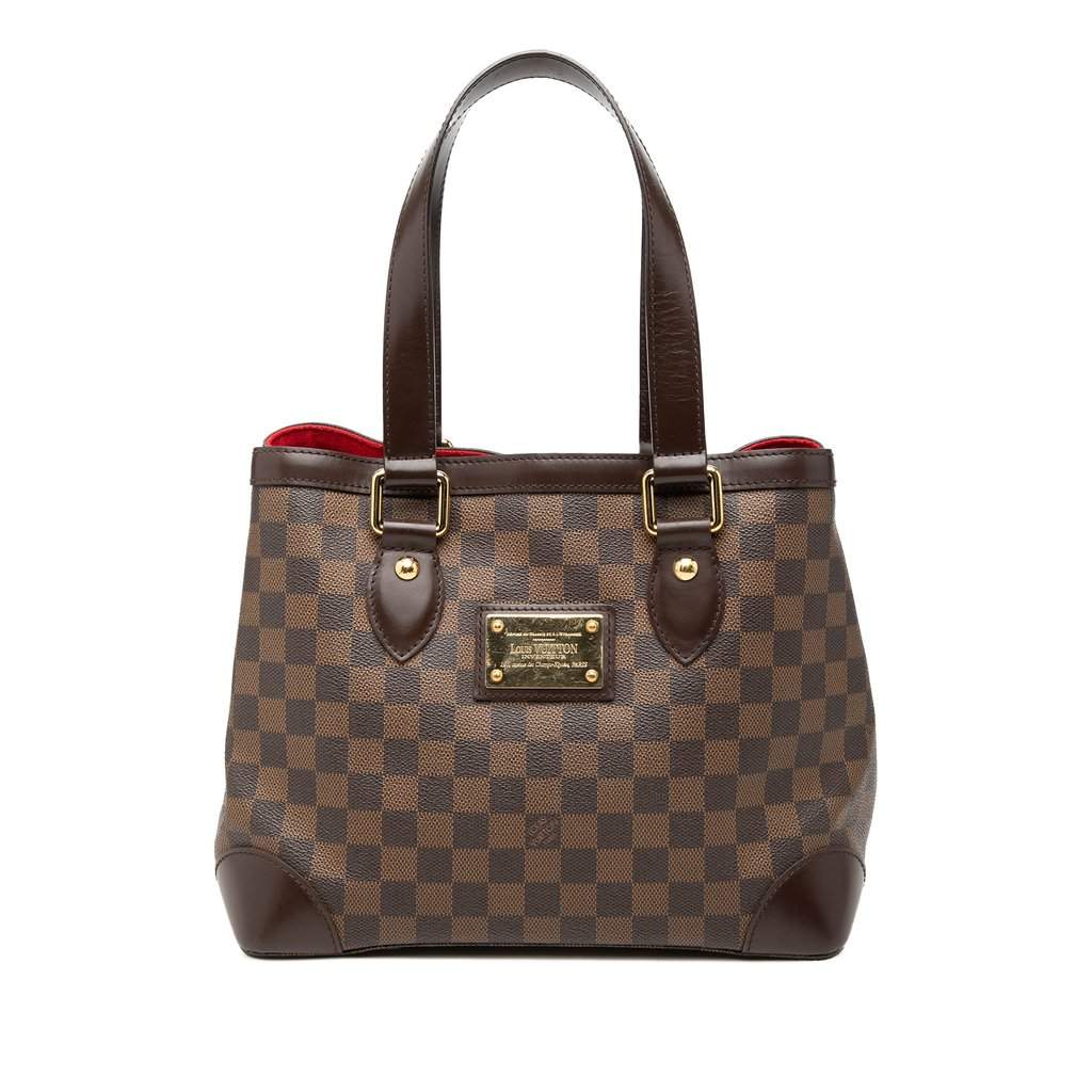 Louis Vuitton Damier Ebene Hampstead PM Brown Very good - Front View