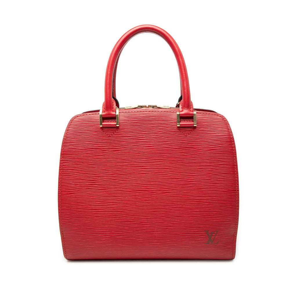 Louis Vuitton Epi Sablons Red Leather Very good - Front View