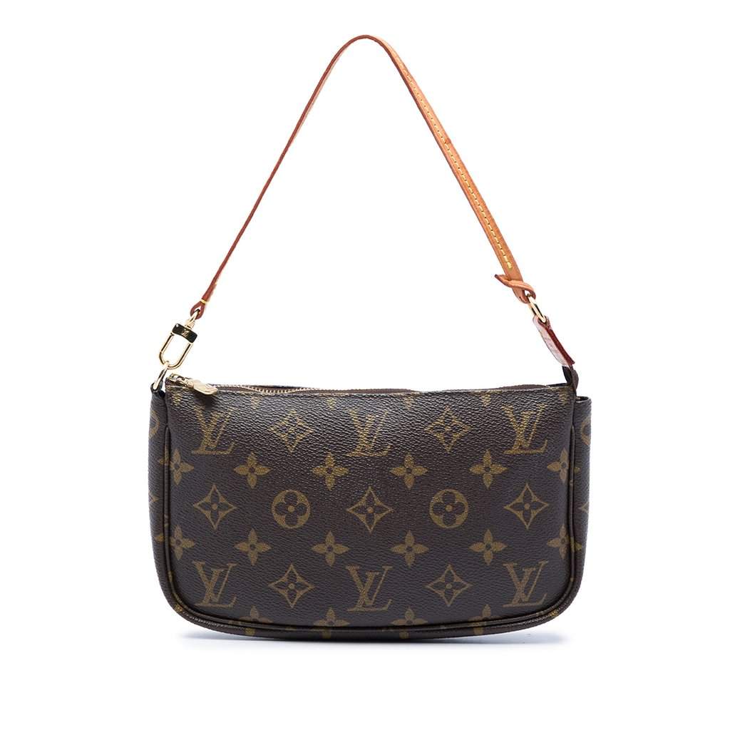 Louis Vuitton Monogram Pochette Accessoires Brown Very good - Front View