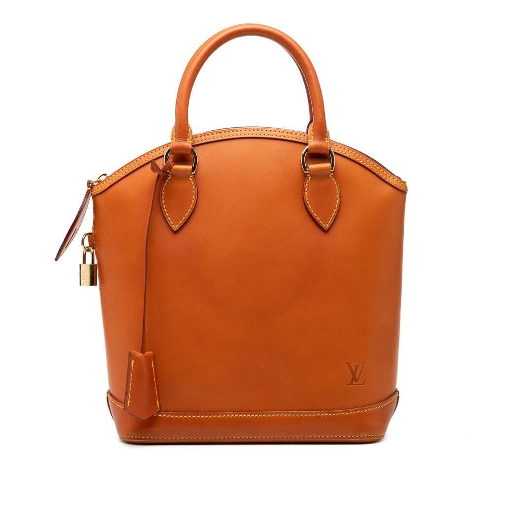 Louis Vuitton Nomade Lockit Vertical Brown Leather Very good - Front View