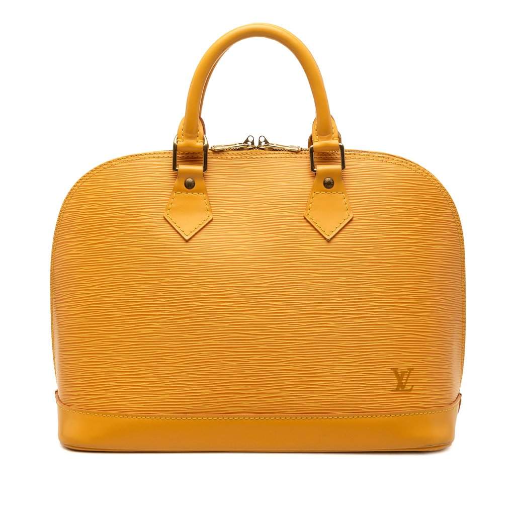 Louis Vuitton Epi Alma PM Orange Leather Very good condition - Front View