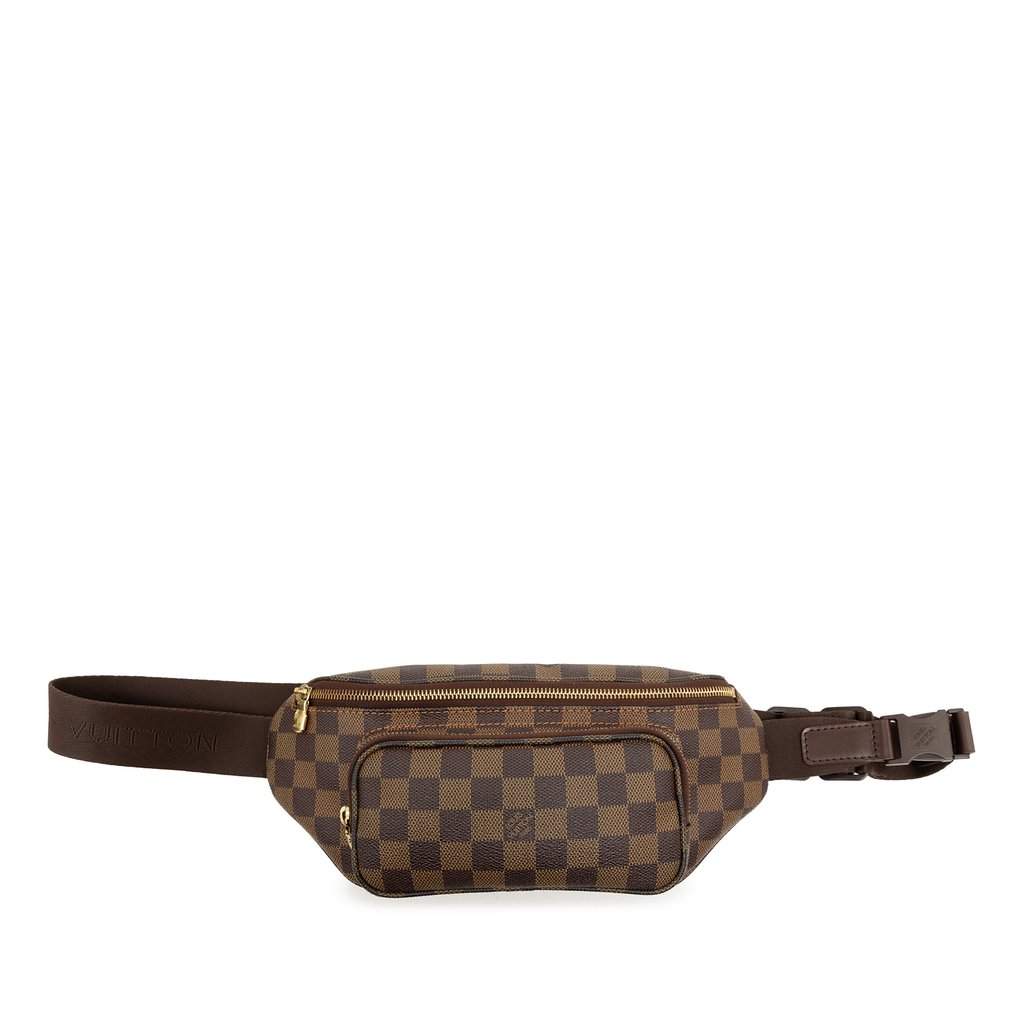 Louis Vuitton Damier Ebene Melville Bum Bag Brown Very good condition - Front View