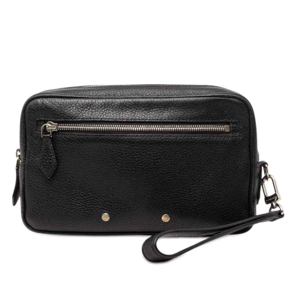 Louis Vuitton Taiga Kasai Black Leather Very good - Front View