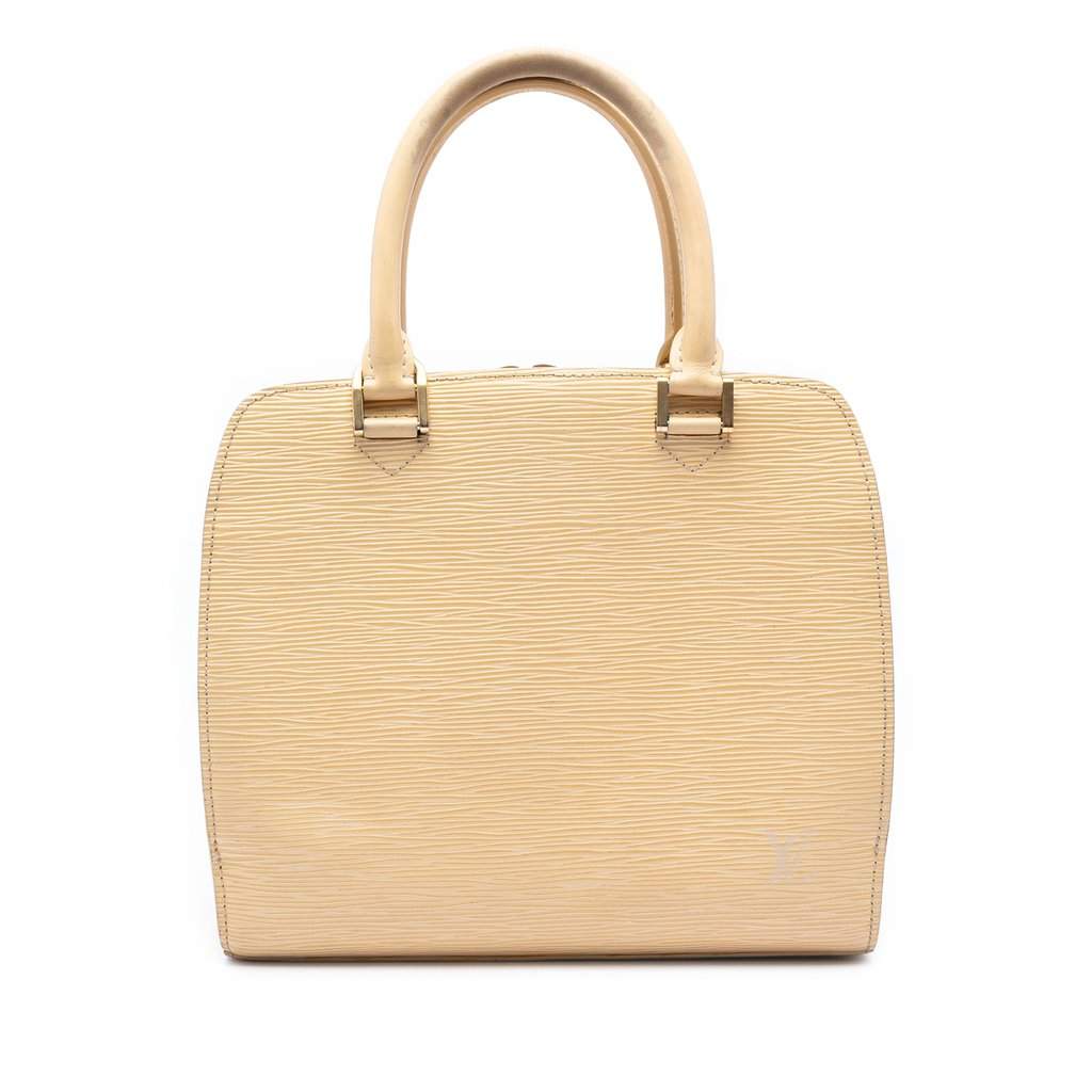 Louis Vuitton Epi Pont Neuf PM Beige Leather Very good - Front View