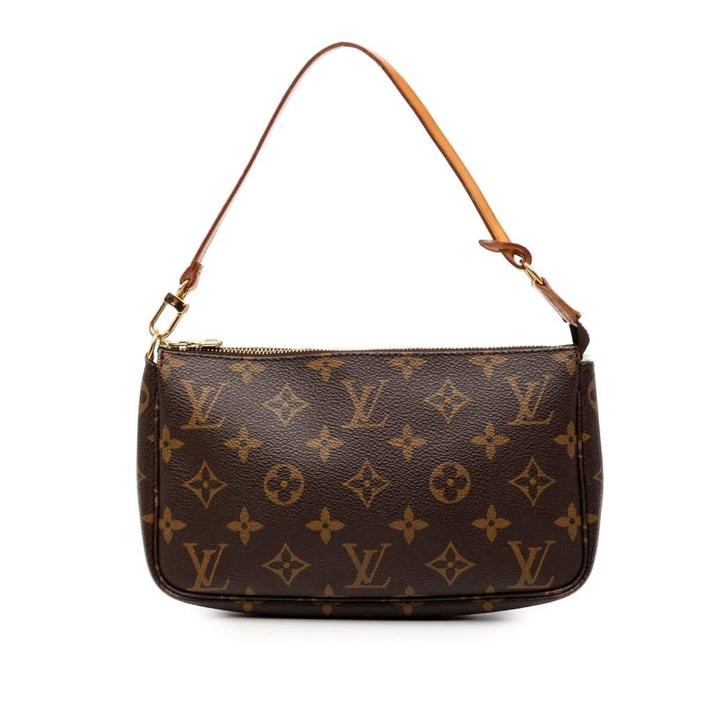 Louis Vuitton Monogram Pochette Accessoires Brown Good condition - Front View