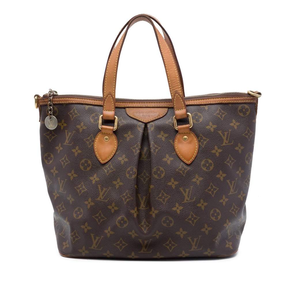 Louis Vuitton Monogram Palermo PM Brown Very good - Front View
