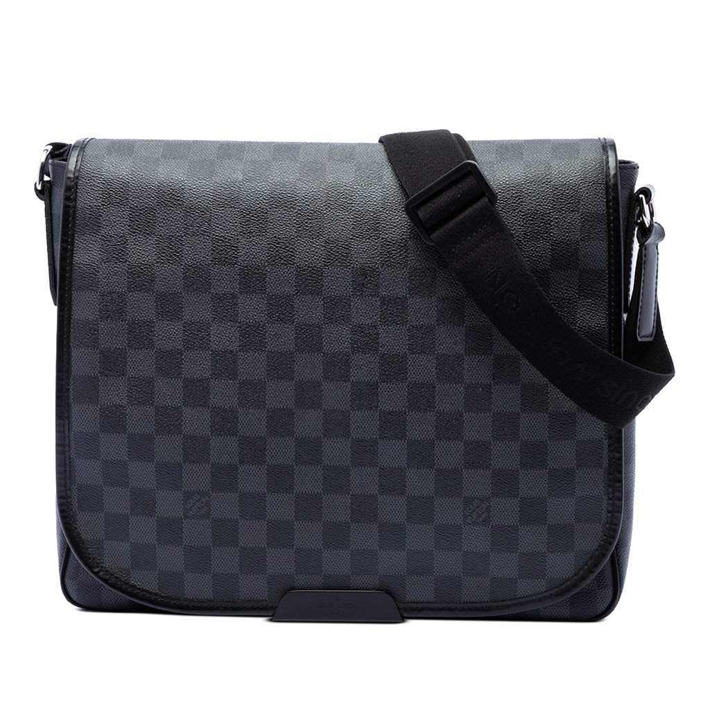 Louis Vuitton Damier Graphite Daniel MM Black Very good - Front View